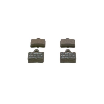 BOSCH Plaquettes de frein arriere  0 986 465 751 (Jeu de 4)