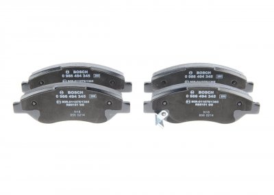 BOSCH Plaquettes de frein avant  0 986 494 345 (Jeu de 4)
