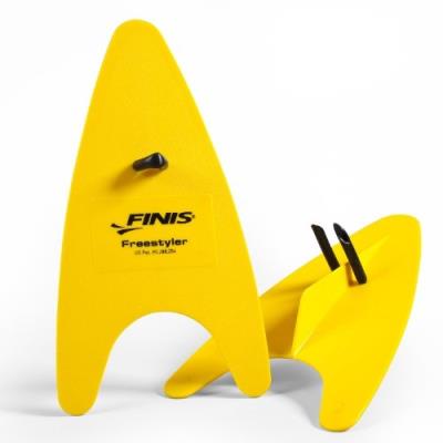 FINIS Plaquettes de main Adulte  Freestyler - Taille unique Jaune