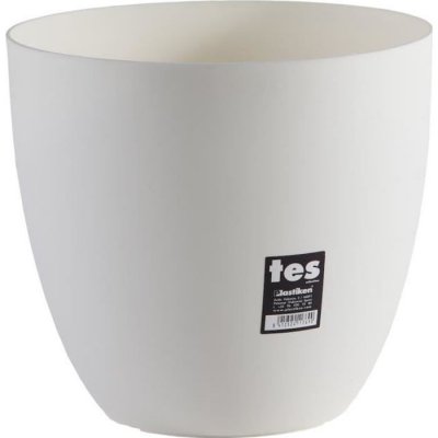 PLASTIKEN  pot de fleurs bol tes - 26 cm - blanc PLA8412524117690
