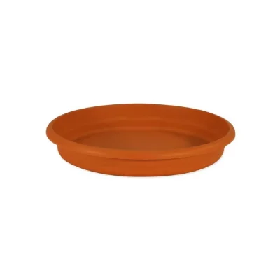 PLASTIKEN  Terra&nbsp;&ndash;&nbsp;Soucoupe Ronde 34x34x5 cm Marron
