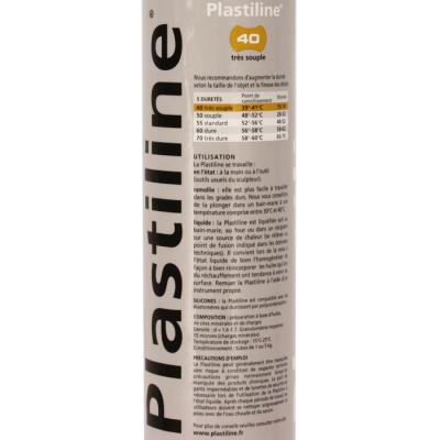 PLASTILINE  duret&eacute; 40 1kg Ivoire