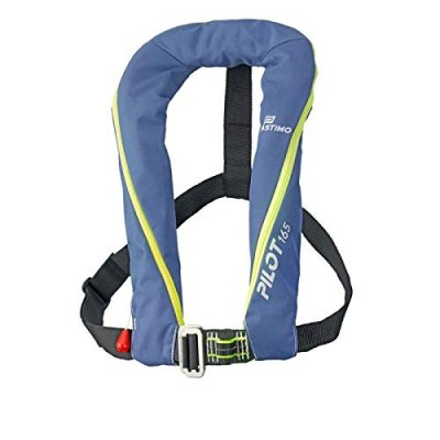 PLASTIMO  Gilet de sauvetage Pilot 165 Manuel avec harnais - Bleu