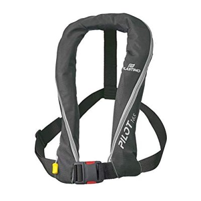 PLASTIMO  Gilet de sauvetage Pilot 165 Manuel avec harnais - Noir