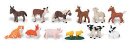 SAFARI Plastoy - 6812-04 - Figurine - Animal - Tubo Bebes De La Ferme