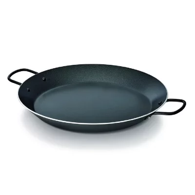 BEKA Plat &agrave;&nbsp;paella noir en aluminium D.38 cm tous feux dont induction