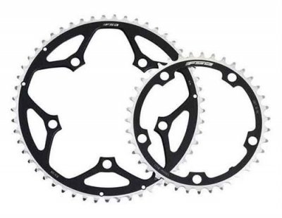 FSA Plateau double  Super Road N10/11 - 39t 10/11 Speed Black Silver
