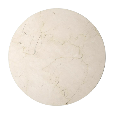 Plateau en marbre beige pour la table d'appoint Androgyne - Audo