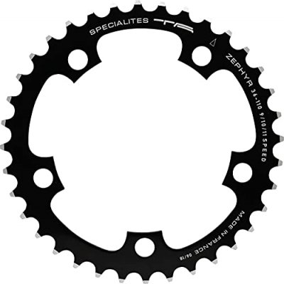 SPECIALITES TA Plateau interm&eacute;diaire de route TA 110 PCD Zephyr 34-39 dents - Black