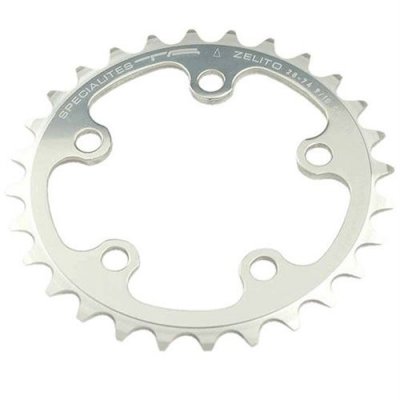 SPéCIALITéS TA Plateau interne de route TA 74 PCD Zelito Triple (24-30 dents), Silver
