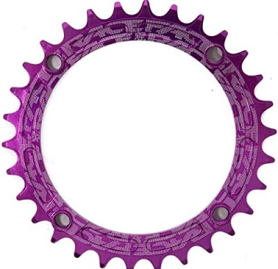 RACEFACE Plateau simple Race Face (large/&eacute;troit) - 30t 4-Bolt 104mm 104 Mauve