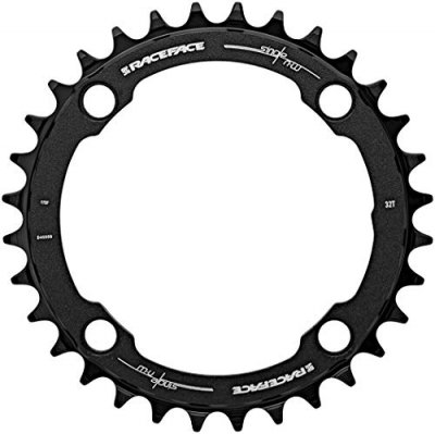 RACE FACE Plateau simple  (large/&eacute;troit) - 38t 4-Bolt 104mm 104 Noir