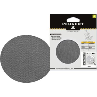 PEUGEOT Plateau/support pour disque auto-agrippant D. 127 mm pour ENERGYSAND 25T - 806299 - 