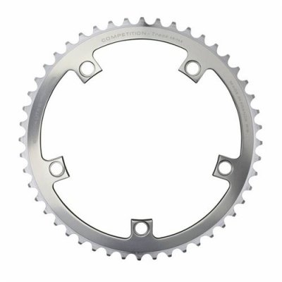 SPECIALITES TA Plateau v&eacute;lo de piste Ta (44 &agrave; 51 dents) mono argent Diam 144mm- 44