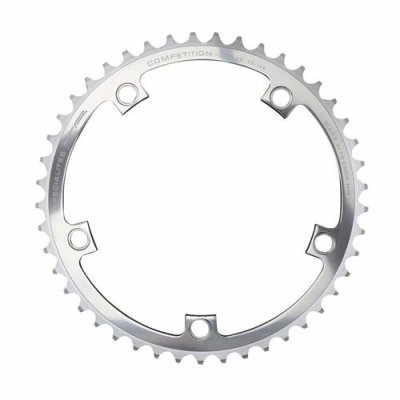 SPECIALITES TA Plateau v&eacute;lo de piste Ta (44 &agrave; 51 dents) mono argent Diam 144mm- 51