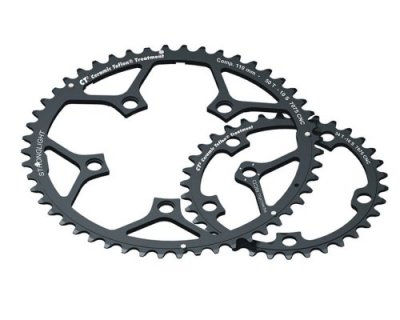 STRONGLIGHT Plateau v&eacute;lo de route  CT2 2x11v ext&eacute;rieur (50 &agrave; 51 dent