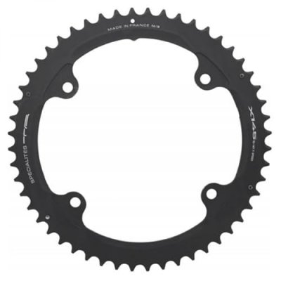 SPECIALITES TA Plateau v&eacute;lo de route Ta 2x11v (48 dents) ext&eacute;rieur noir Diam 145mm