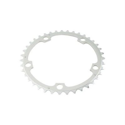 SPECIALITES TA Plateau v&eacute;lo de route Ta Alize 3x9-10v (38 &agrave; 42 dents) milieu argent