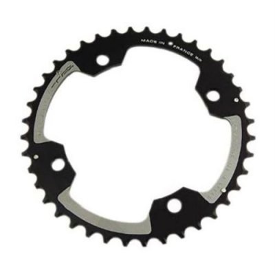 Plateau vtt double diam 120 exter 40dts noir 4 branches cross (comp.pedalier sram 2*10) ta 