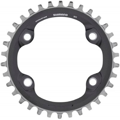 SHIMANO Plateau vtt mono diam 96 exter 34dts noir 4 branches  xt m8000