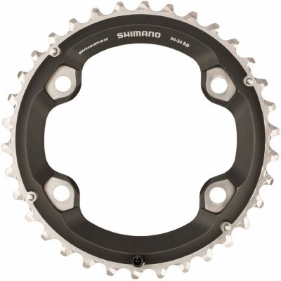 SHIMANO Plateau VTT  SLX M7000 2x11v ext&eacute;rieur (34 &agrave; 38 dents) noir-