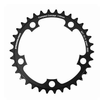 STRONGLIGHT Plateau VTT  2x8-9v int&eacute;rieur (34 &agrave; 36 dents) noir Diam 1