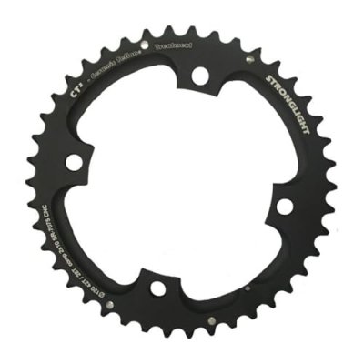 STRONGLIGHT Plateau VTT  CT2 2x10v ext&eacute;rieur (41 &agrave; 45 dents) noir Dia