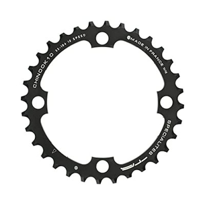 SPECIALITES TA Plateau VTT Ta 2-3x9-10-11v (32 &agrave; 42 dents) ext&eacute;rieur noir Diam 104m