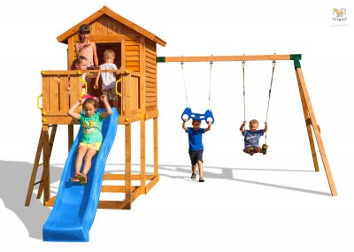 FUNGOO Plateforme de jeux en bois my house move