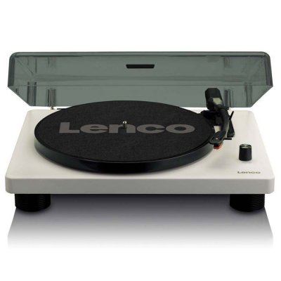 LENCO Platine vinyle avec haut-parleurs int&eacute;gr&eacute;s gris