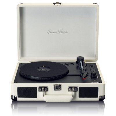 LENCO Platine vinyle Bluetooth avec enceintes int&eacute;gr&eacute;s TT-115CR Cr&egrave;me