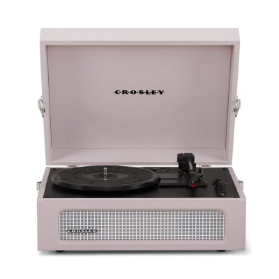 CROSLEY Platine vinyle portable avec Bluetooth rose p&acirc;le