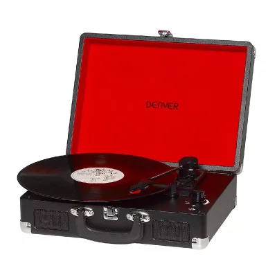 DENVER Platine vinyle tourne-disque - usb - haut-parleurs -  vpl-120