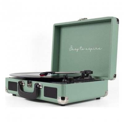 PRIXTON Platine Vinyle VC400 - Tourne-disque - Bluetooth - Lecteur et convertisseur de vinyle - Mint
