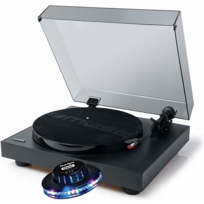 GEF-ROY Platine vinyles - Muse - MT-105 B - Arr&ecirc;t automatique - Port USB - 33/45 tours - Noir