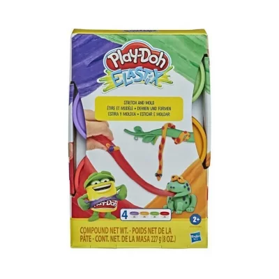 PLAYDOH Play-doh - 4 pots de pate a modeler elastix - 56g chacun FC-1-14752941