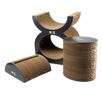D&D HOME Playground griffoir pour chat en carton  Faye