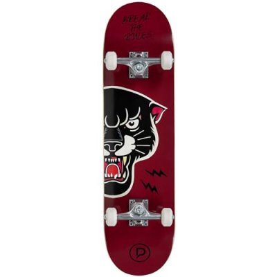 PLAYLIFE  Black Panther 8.0&acute;&acute; Skateboard Rouge 31 Inches