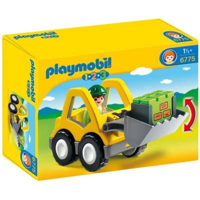 Playmobil 1.2.3 6775 Chargeur et Ouvrier