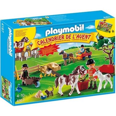 PLAYMOBIL  4167 Calendrier de l'Avent Ferme &eacute;questre