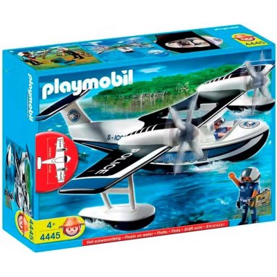 Playmobil - 4445 - policiers et hydravion - d&egrave;s 4 ans 4445