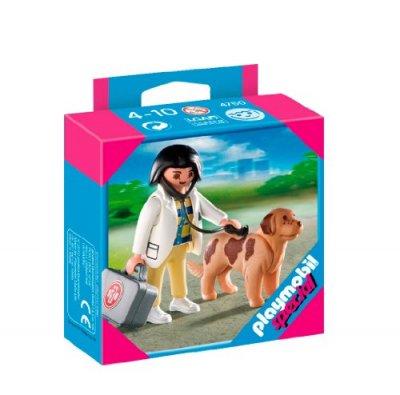 Playmobil 4750 V&eacute;t&eacute;rinaire avec chien 