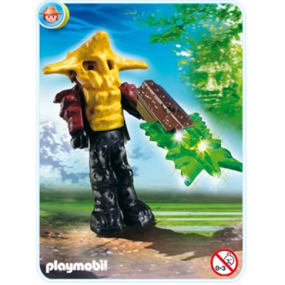Playmobil - 4848 - figurine - gardien du temple avec arme lumineuse verte