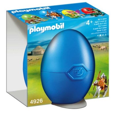 Playmobil 4926 Oeuf de P&acirc;ques Guerrier Mongol avec cheval
