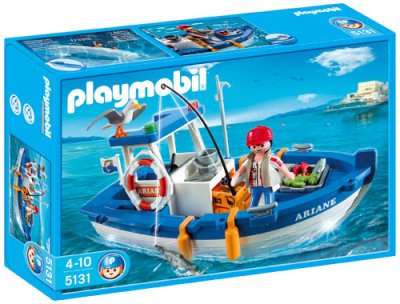 Playmobil 5131 Bateau de p&ecirc;che
