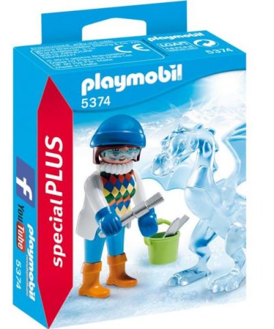 Playmobil 5374 Artiste Avec Sculpture De Glace