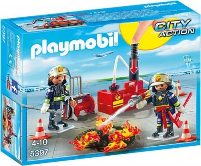 PLAYMOBIL 5397 - City Action - Pompiers avec Mat&eacute;riel d'Incendie