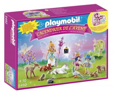 PLAYMOBIL  5492 Christmas Calendrier de l'Avent F&eacute;es avec licorne