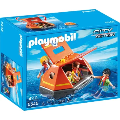 PLAYMOBIL 5545 Naufrag&eacute;s avec Radeau de Survie