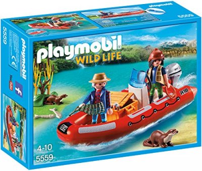 PLAYMOBIL 5559 Braconniers avec bateau